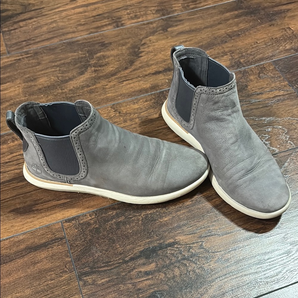 Timeberland hoverlite Gray Leather Ankle Boots
